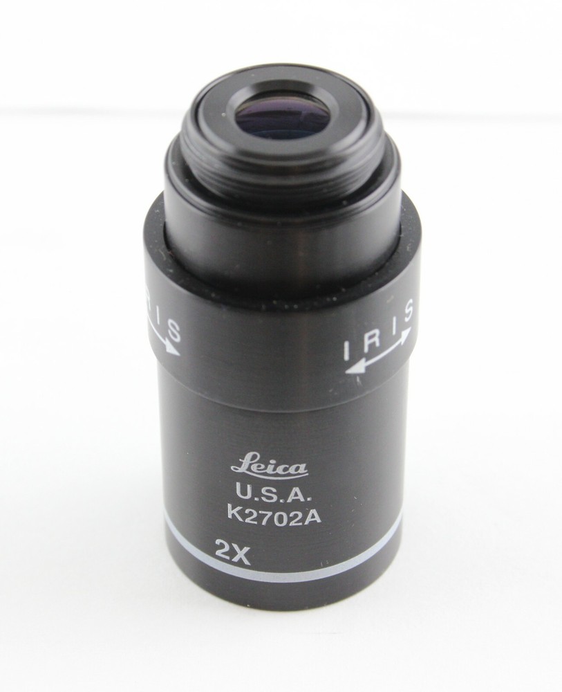 Leica 2x 2/0.05 ∞/- Plan Achro IRIS Macro Microscope Objective RMS K2702A