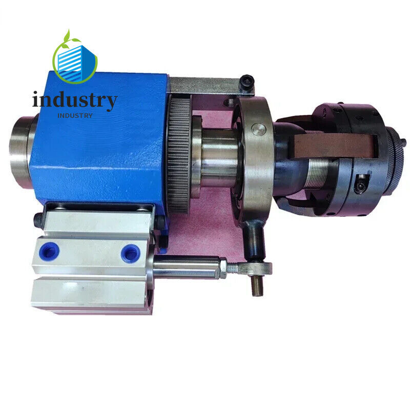 Spindle Type Rotary Pneumatic Clamp Base Collet Small Machine Tool Headstock