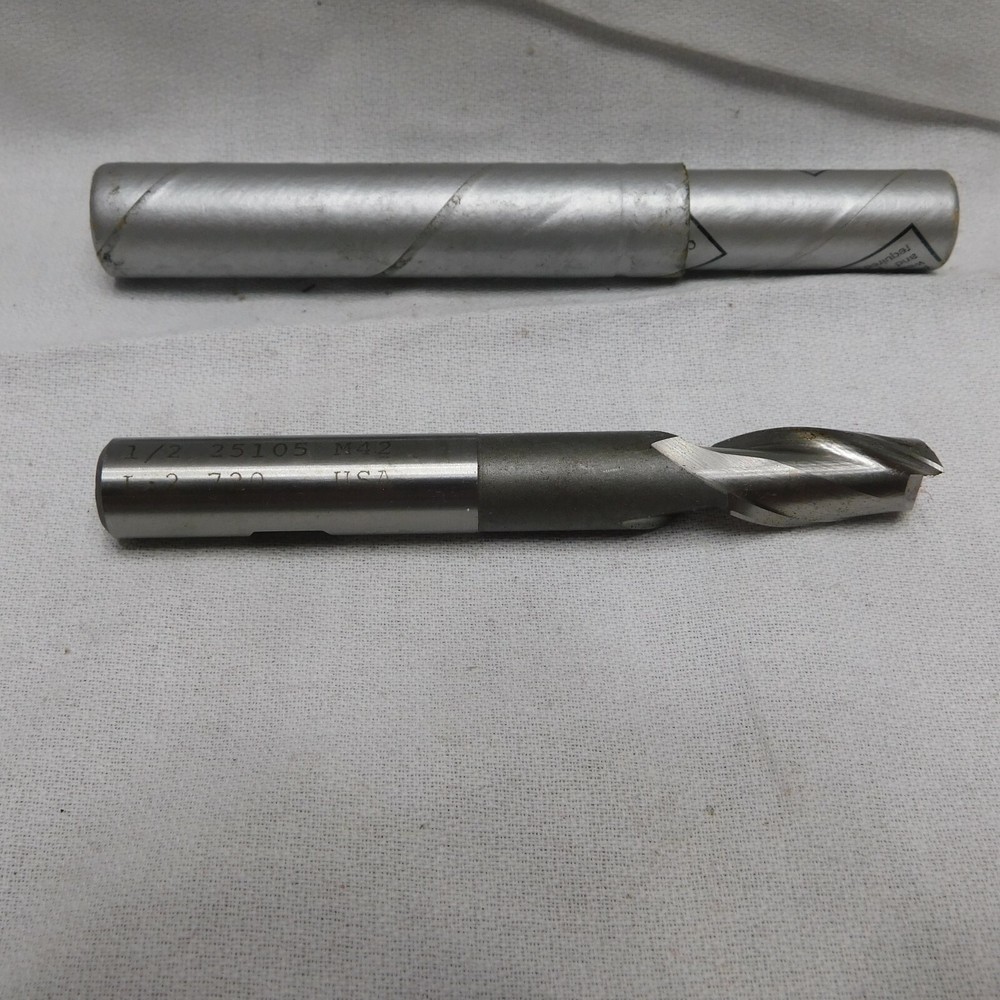 Made in the USA Double Flute 1/2" End Mill