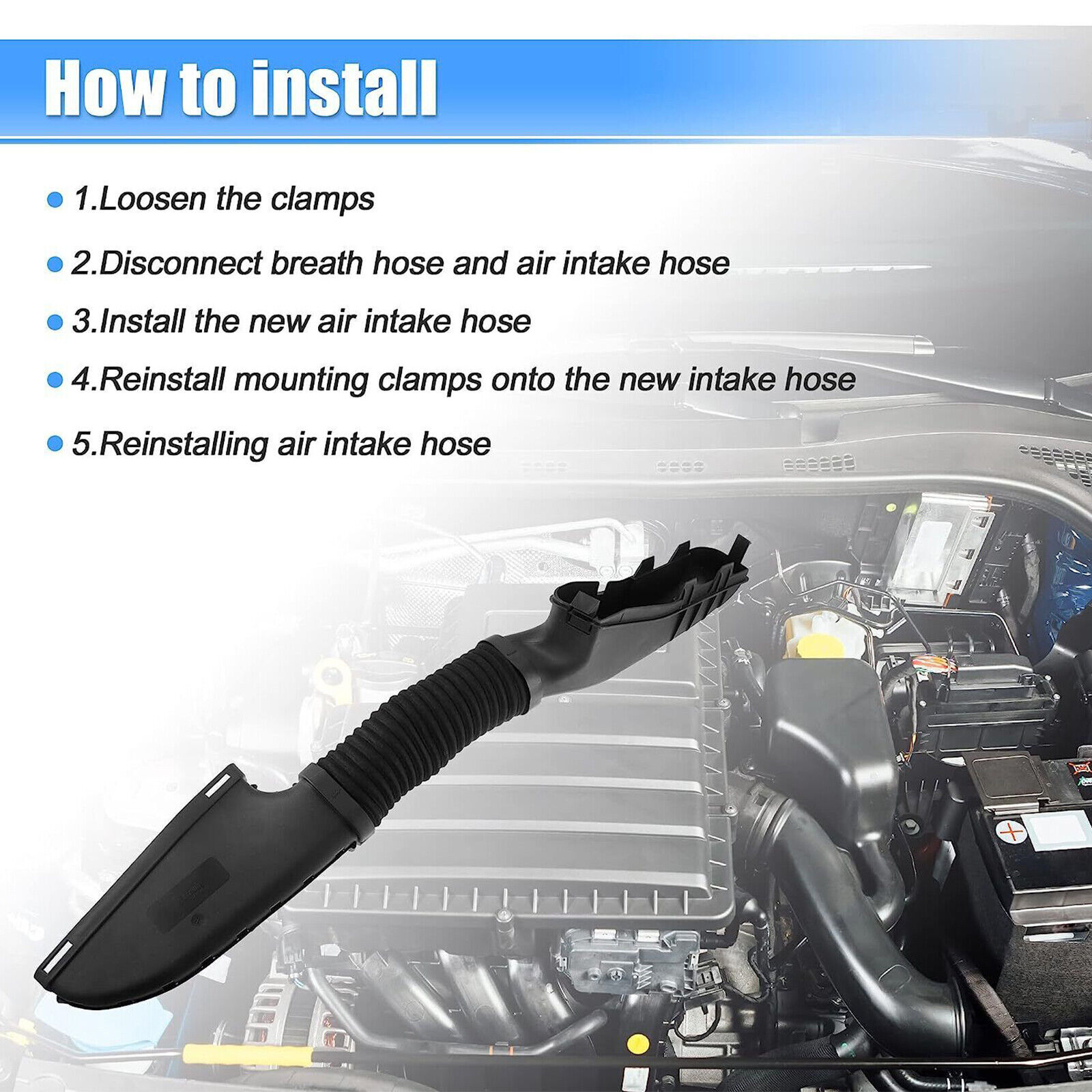 For 2014-2018 Mercedes-Benz CLA250 Air Cleaner Intake-Inlet Duct Hose 2700900382