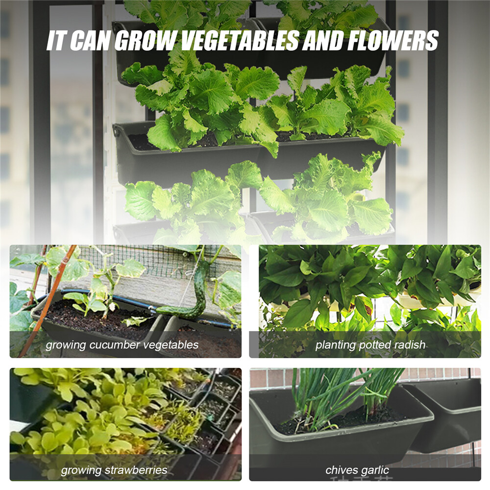 Garden Vertical Wall Elevated Raised Bed Flower Planter Vegetable Herb Planter