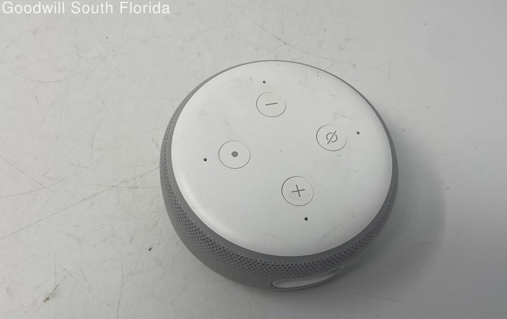The Amazon Echo Dot Model C78MP8 White Gray Smart Speaker Not Tested