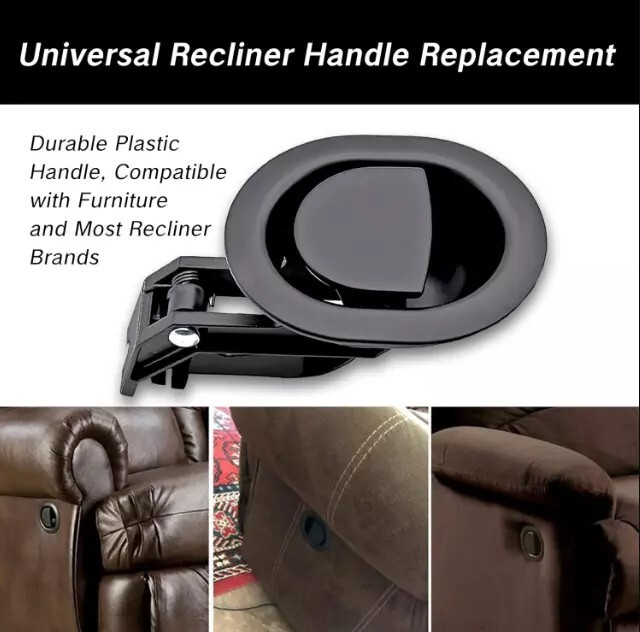 Universal Metal Sofa Chair Recliner Release Pull Handle Replacement Parts 1