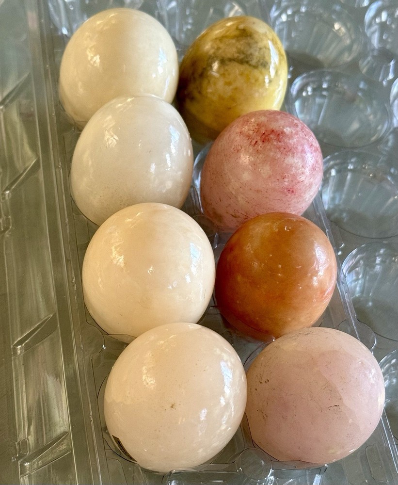Vintage Italian marble egg