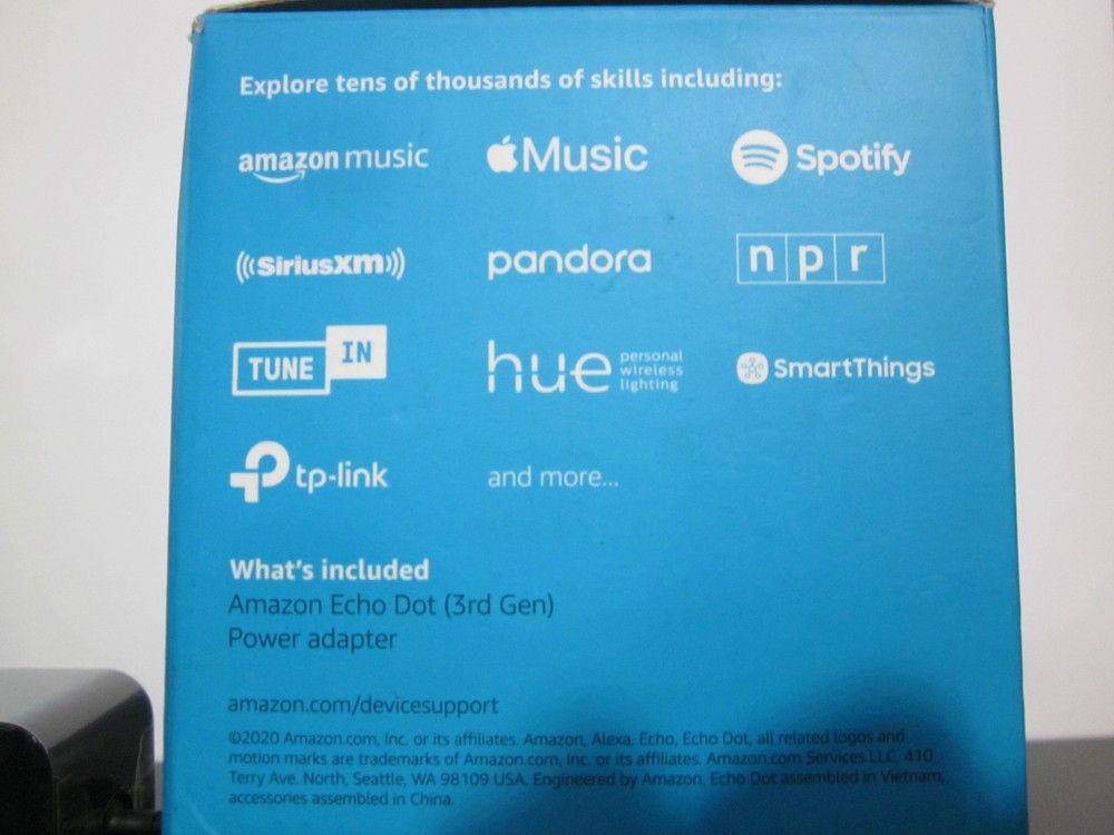 Amazon Echo Dot 3rd Generation Smart Speaker with Alexa Charcoal C78MP8