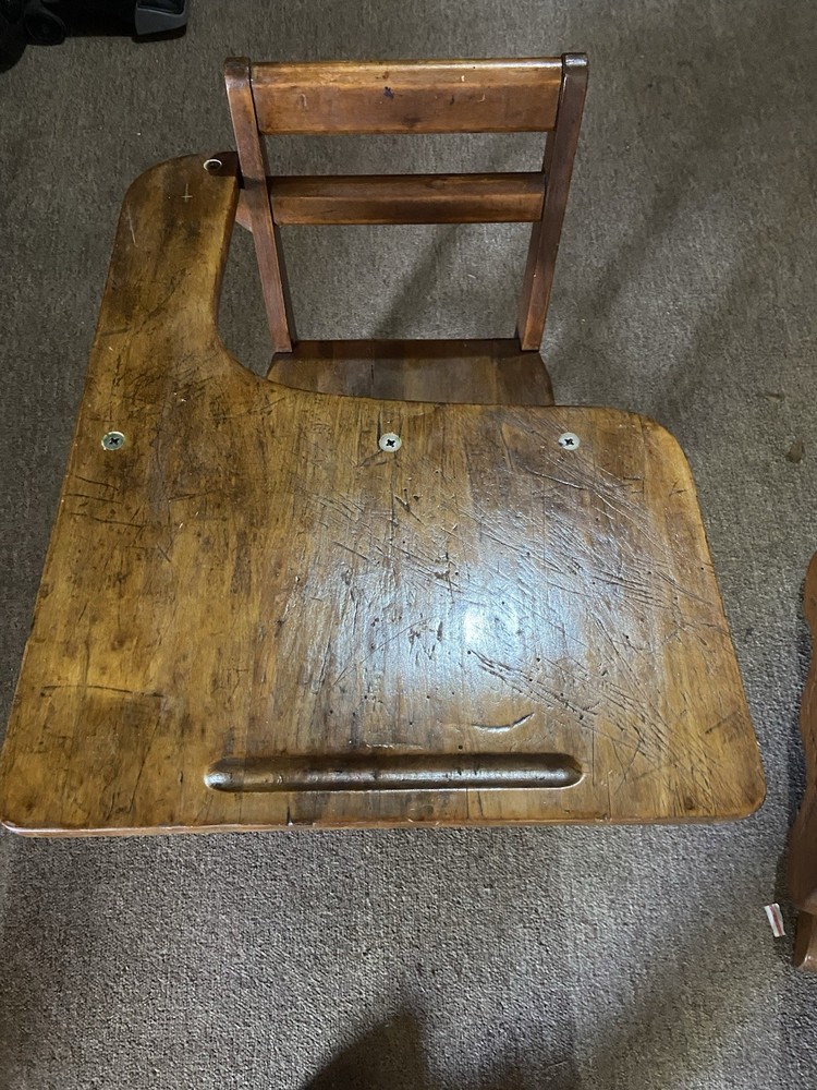 Antique School Desk