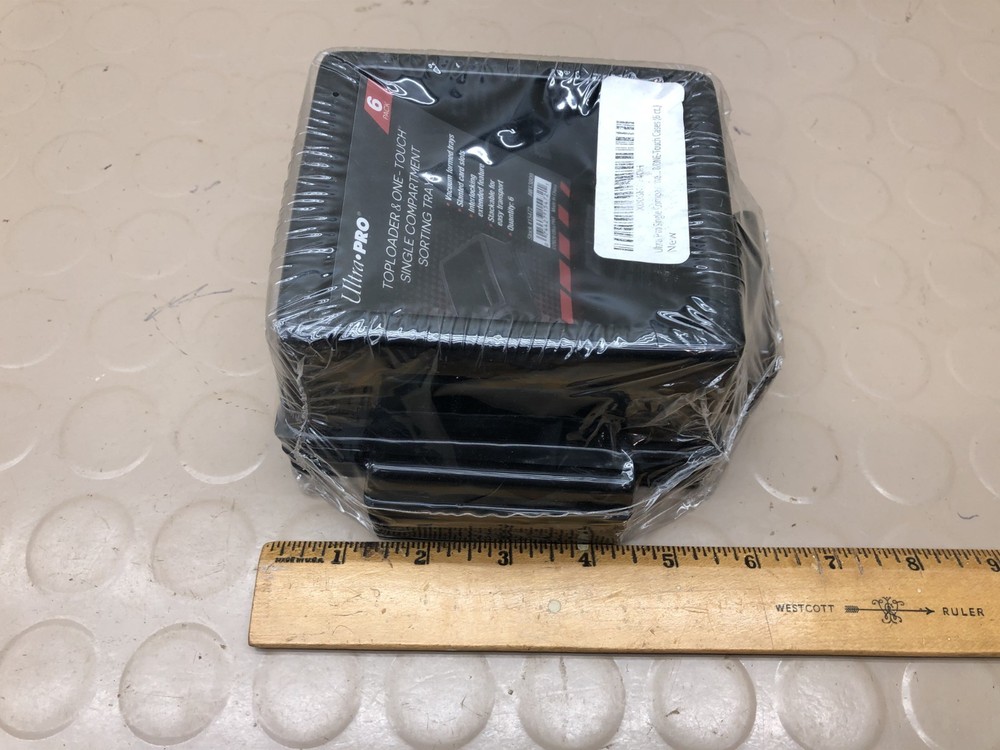 6 Pack Ultra Pro Single Compartment Sorting Trays Cards, Toploaders, One Touch