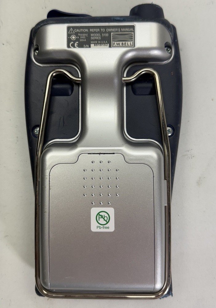 F.W. Bell 5100 Portable Gauss Meter Digital Processing Probe Software & Charger