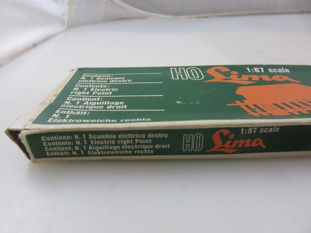 Lima 3050E & 3051E ELECTRC Left And Right Hand Points Switch Track HO Scale