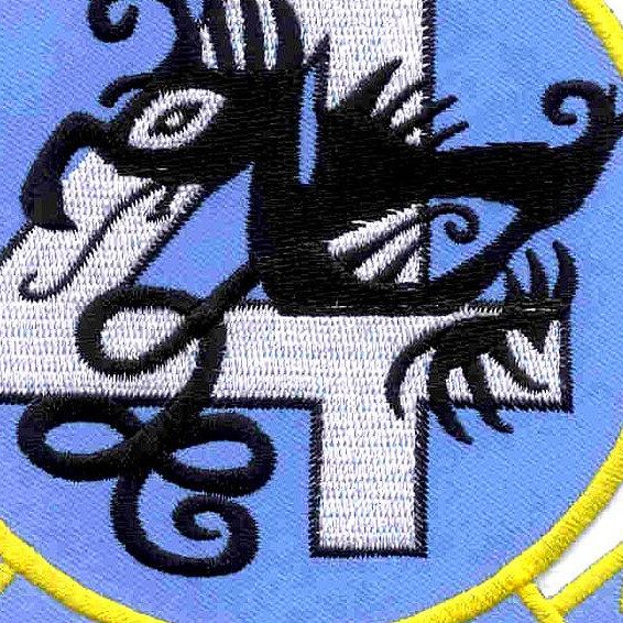 VP-4 Patrol Squadron Skinny Dragons Small Version Patch