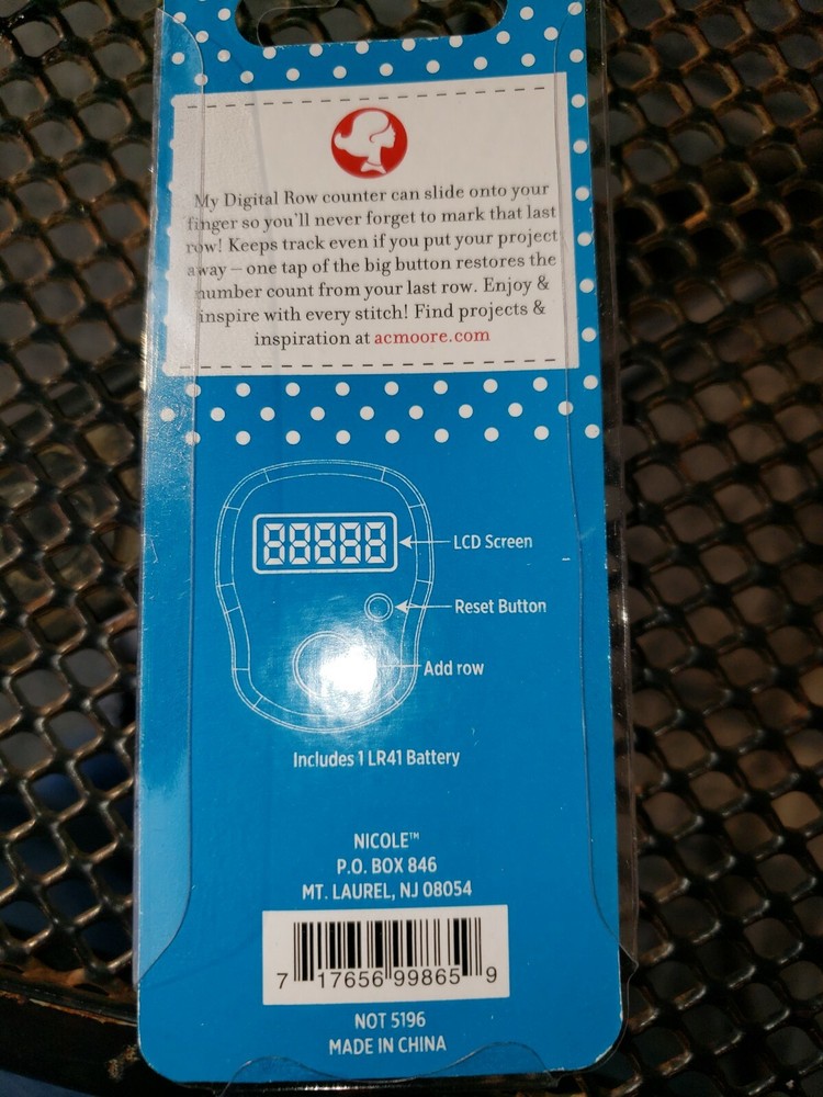 Stitch Studio Digital Row Counter