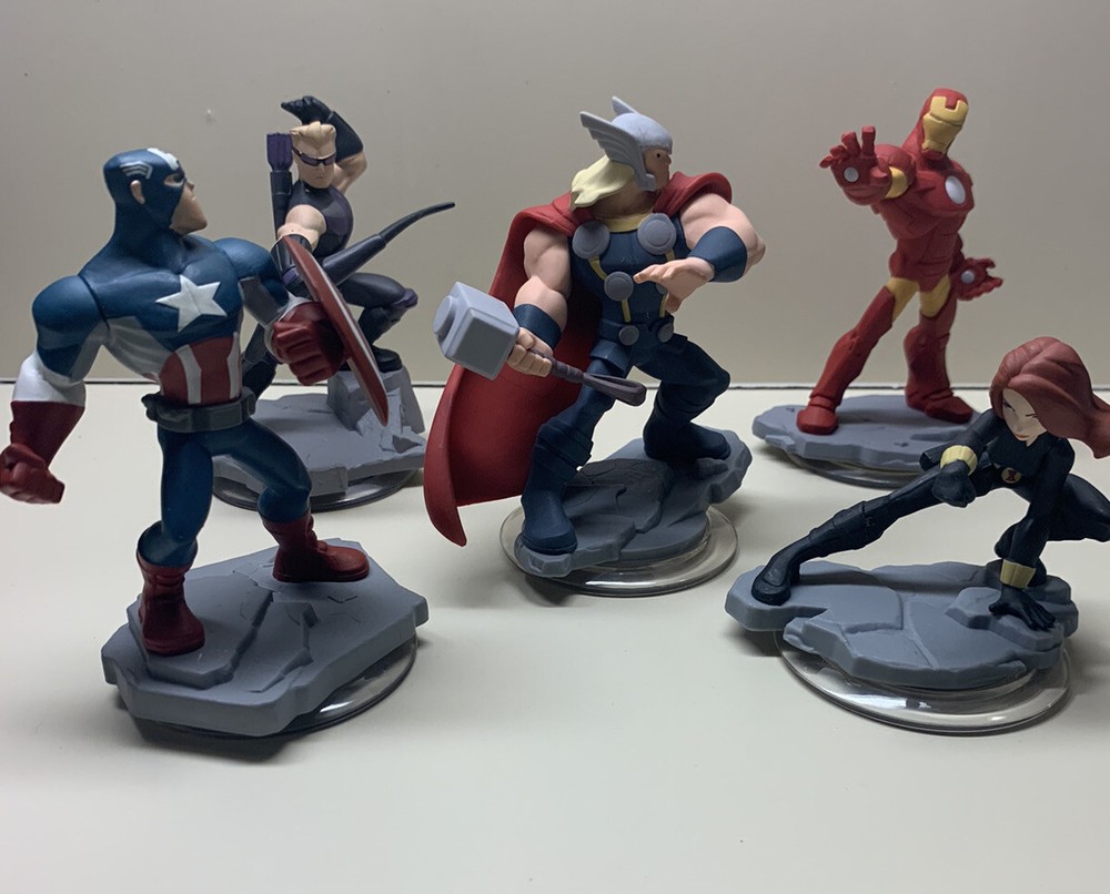 Disney Infinity 2.0 Marvel Superheroes PS3 Lot From Starter Pack EUC