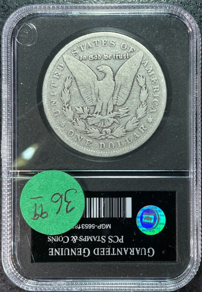 1884 MORGAN SILVER DOLLAR ~ ~NICE COIN~REF# HOLDER
