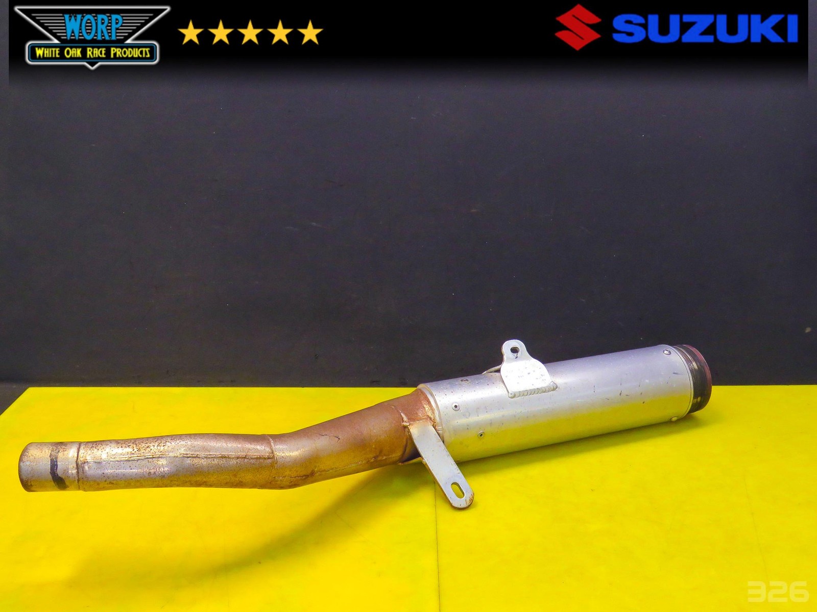 2003 SUZUKI QUADSPORT LTZ400 KFX DVX CT RACING SUPERTRAPP STYLE EXHAUST MUFFLER