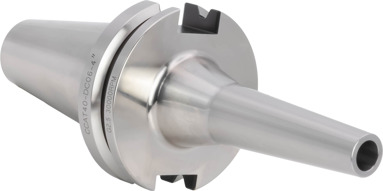 Slim Fit Collet Chuck CAT40-DC06-4" & 3 Collets 1/8",3/16",1/4" #CAT40-DC06-4new