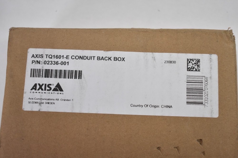 Axis TQ1601-E Conduit Back Box Wall Mount 02336-001 For Network Camera