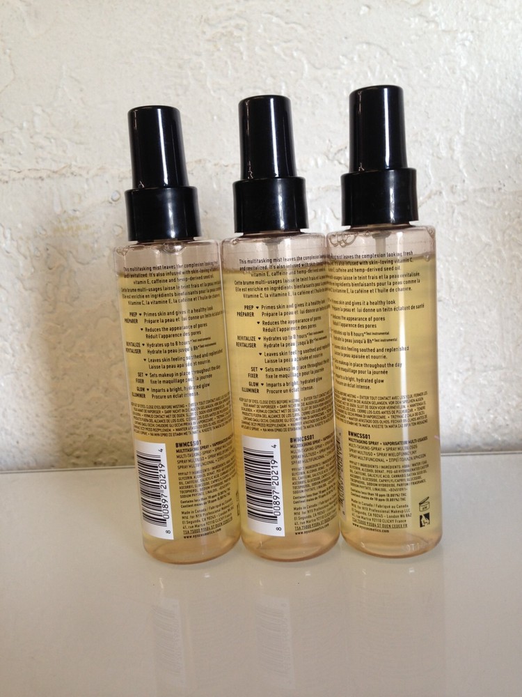 NYX Professional Makeup Bare With Me Multitasking Primer & Setting Spray -3 Pack