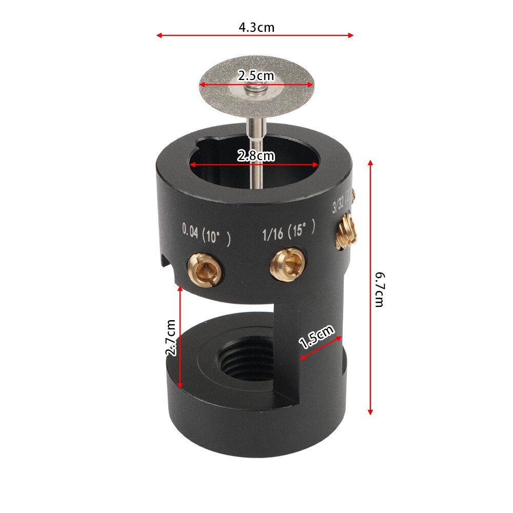Tungsten Sharpener Head Tungsten Grinde Welding Tool Cut-Off Slot Multi-Angle