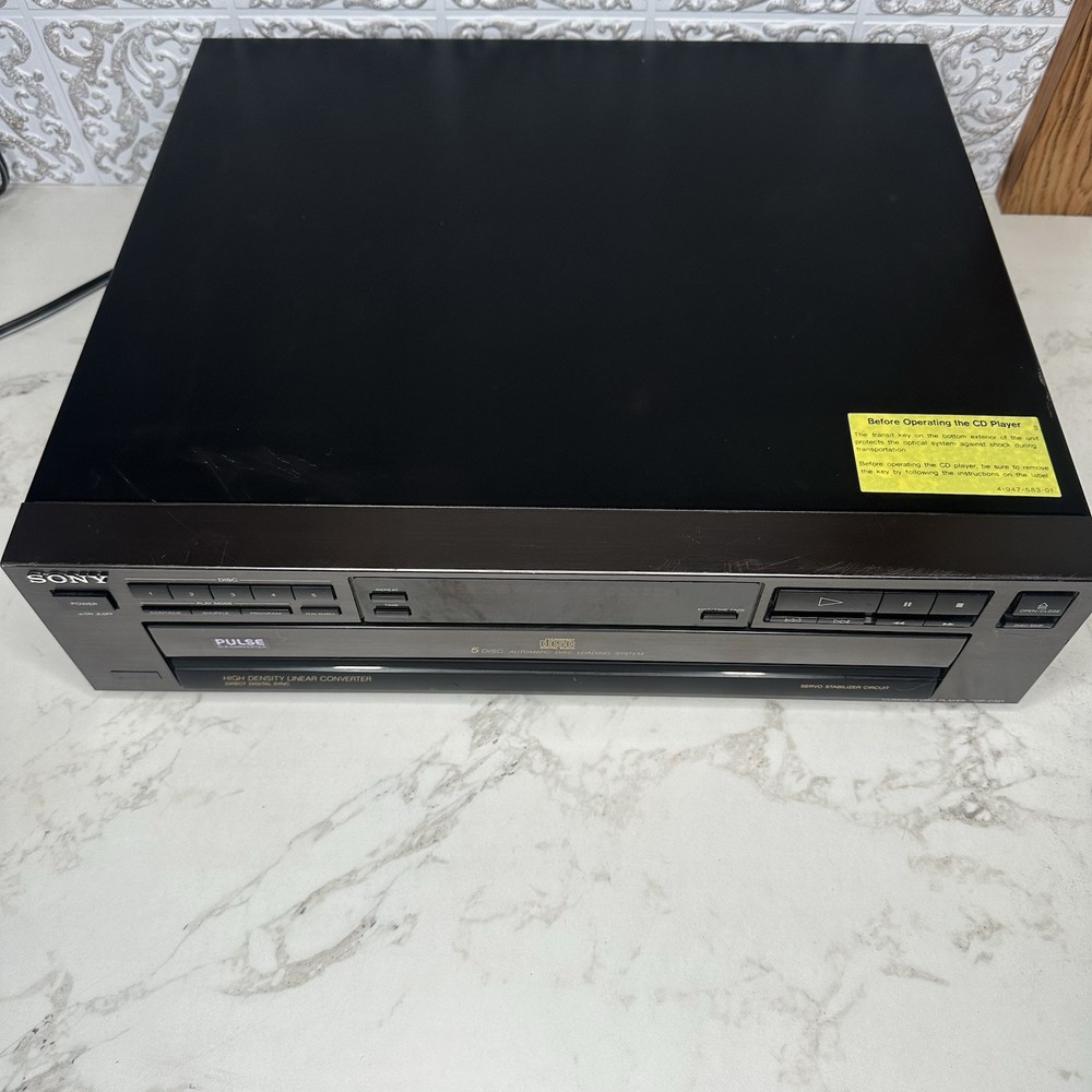 No Remote Sony Compact Disc Player CDP-C321