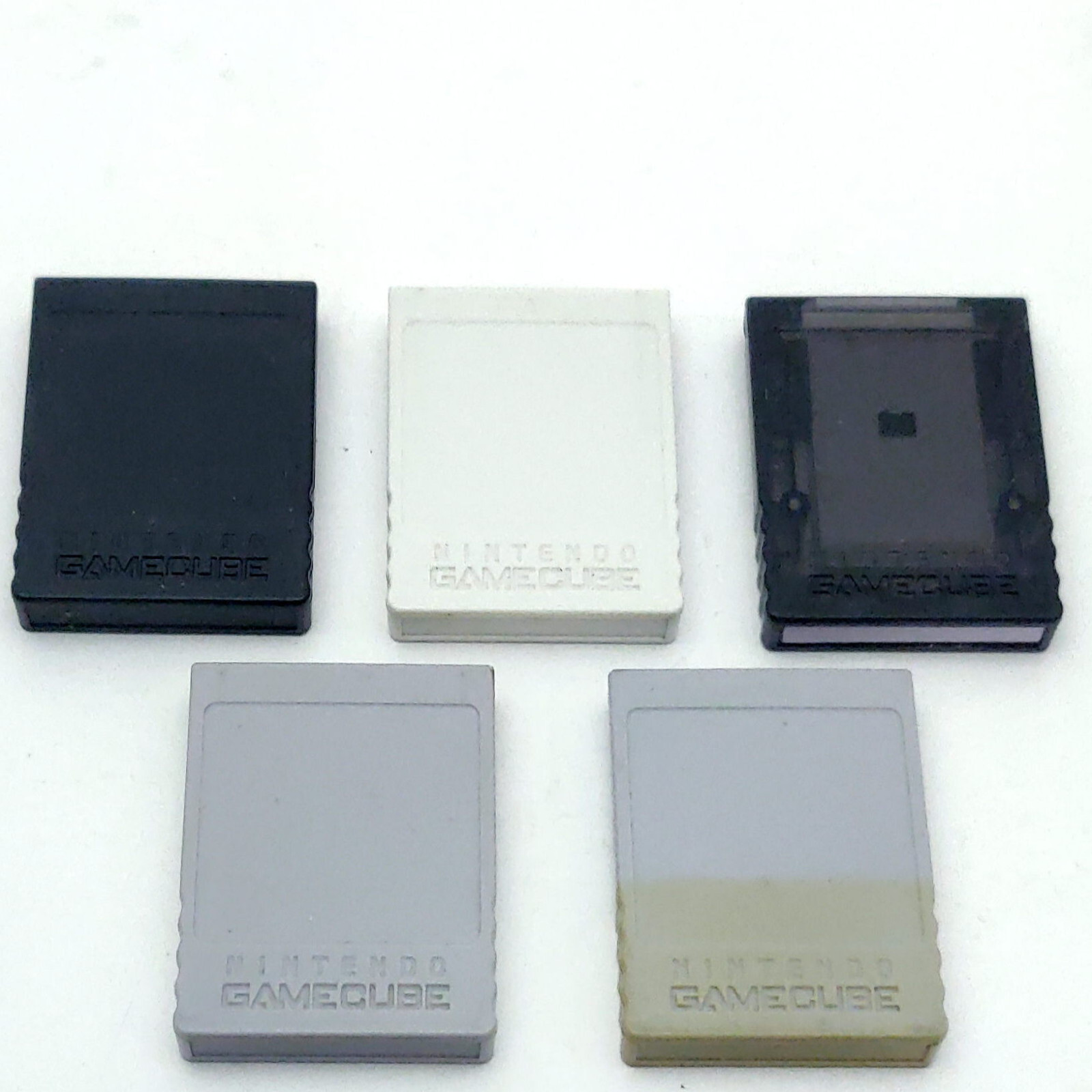 Nintendo Gamecube Memory Card Official OEM 59 251 Block Black Gray - You Pick