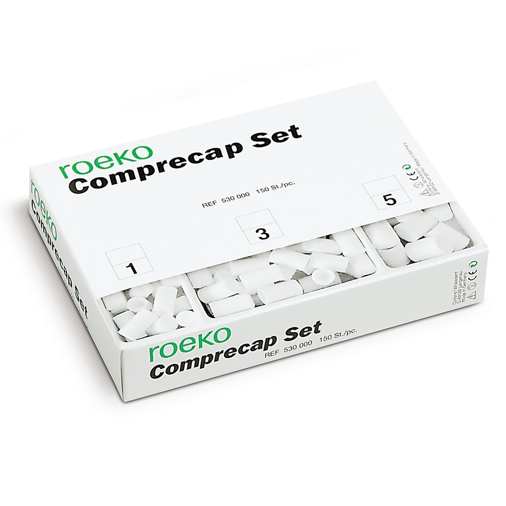Coltene Dental Comprecap Assorted Pack 150/BX  Use with Traxodent Paste 530000