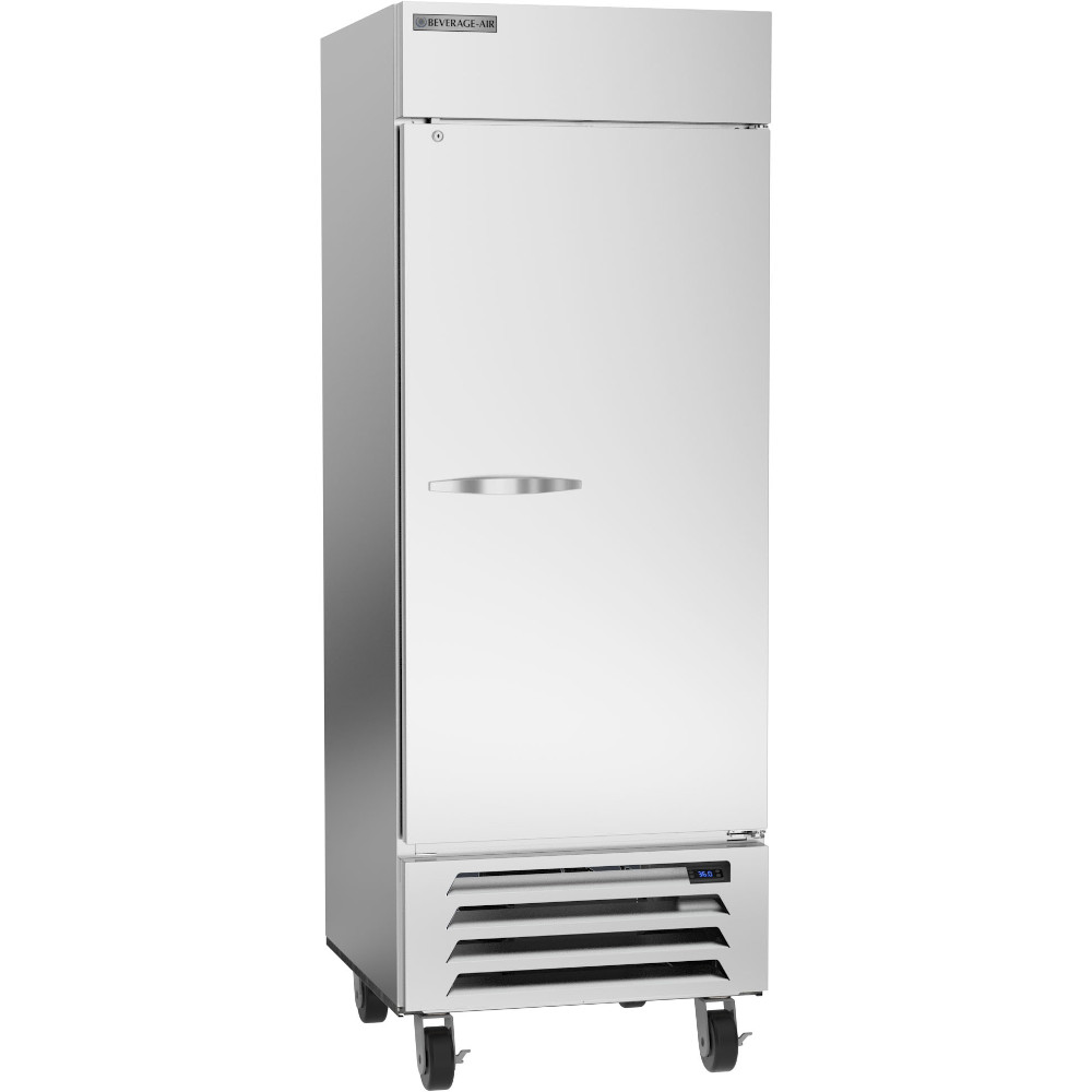 Beverage Air HBR27HC-1 Solid Door Single Section Reach-In Refrigerator