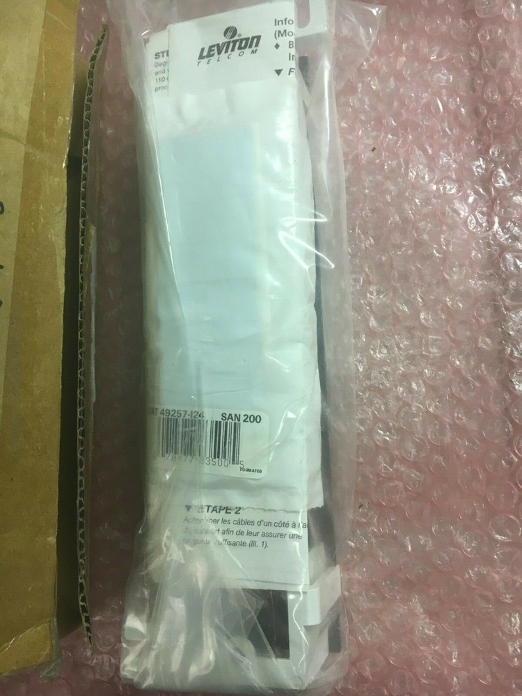 Leviton InfoTap Category 5 Patch Block, 12 port