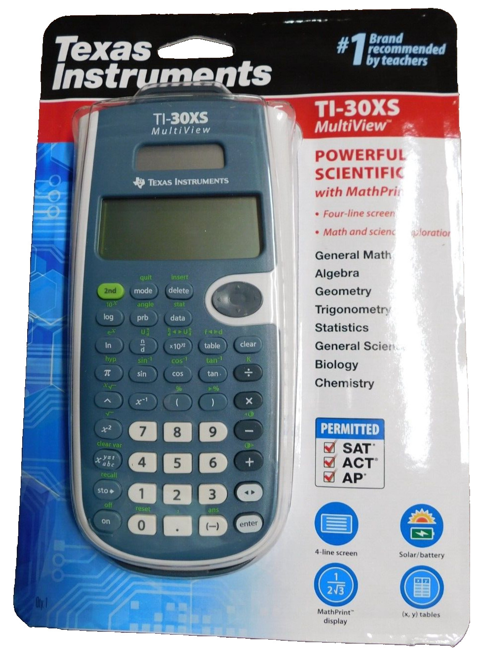 Texas Instruments TI-30XS MultiView Powerful Scientific Calculator