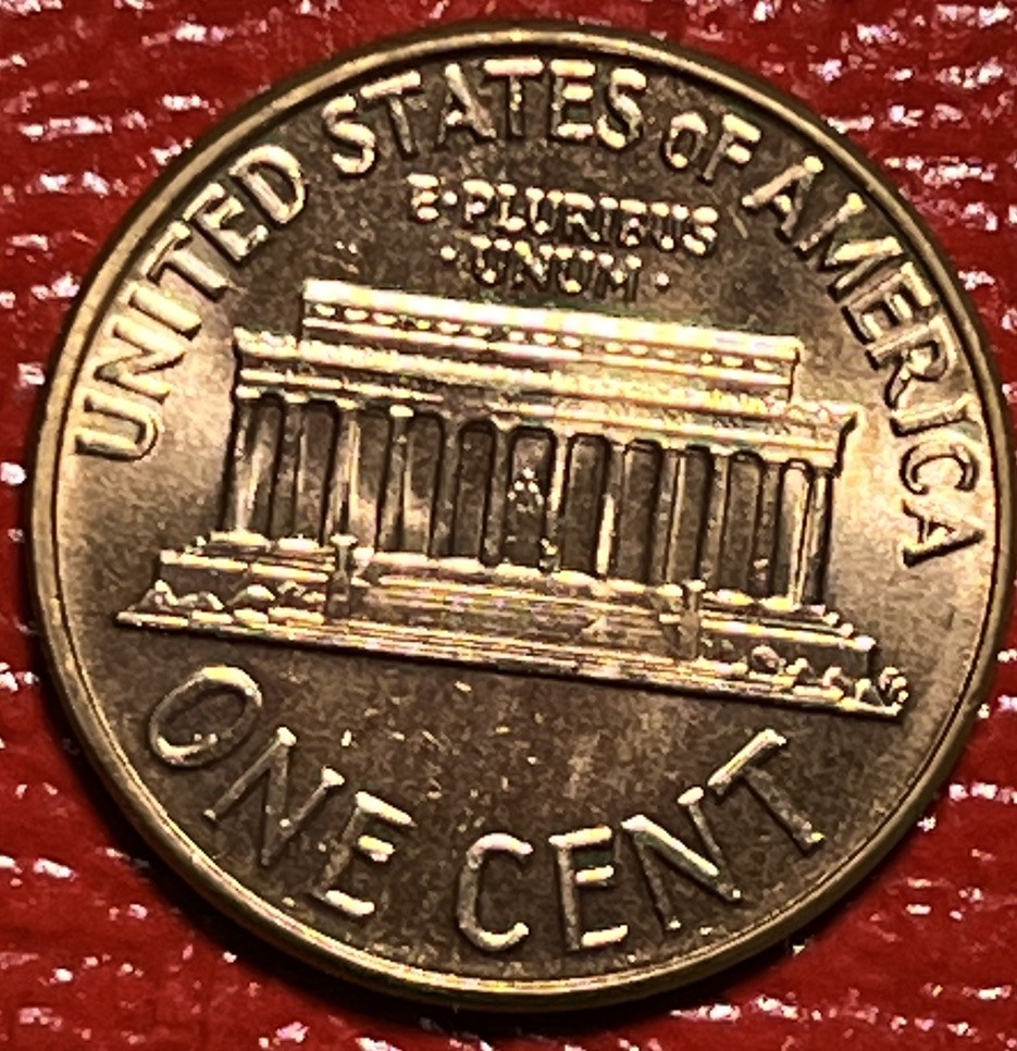 1960-D Lincoln Memorial Cent BU Red Upgrade Coin from OBW Roll Penny Collection