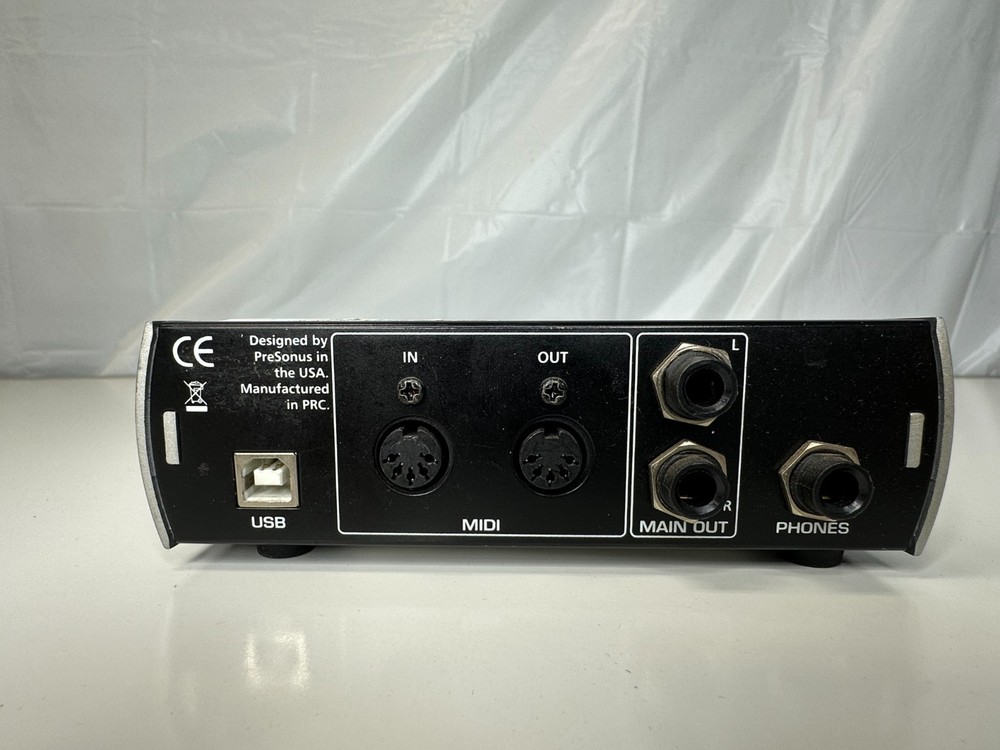 PreSonus AudioBox USB Audio Interface 2-Channel Untested AS-IS