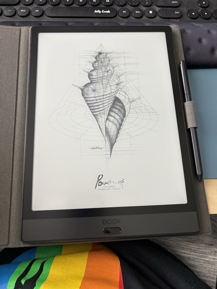 BOOX Note3 Touchscreen eBook Reader Android Wi-Fi USB-C Black bundle