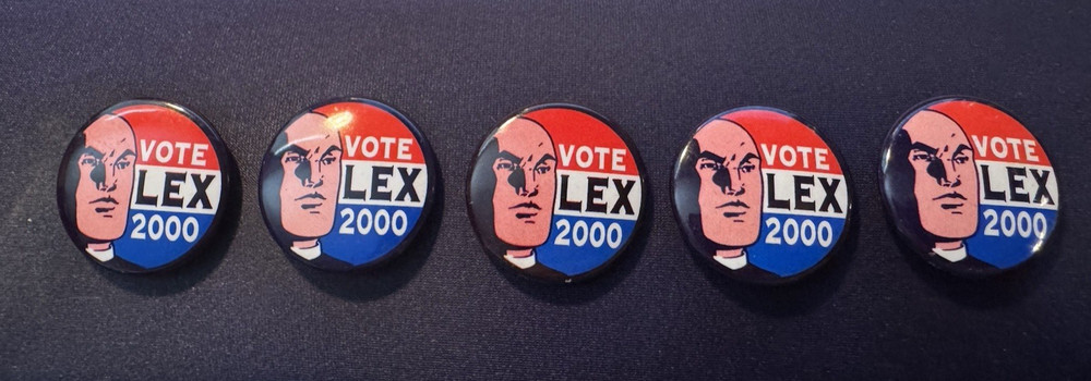 DC Comics Vote Lex 2000 Mini Button Pin