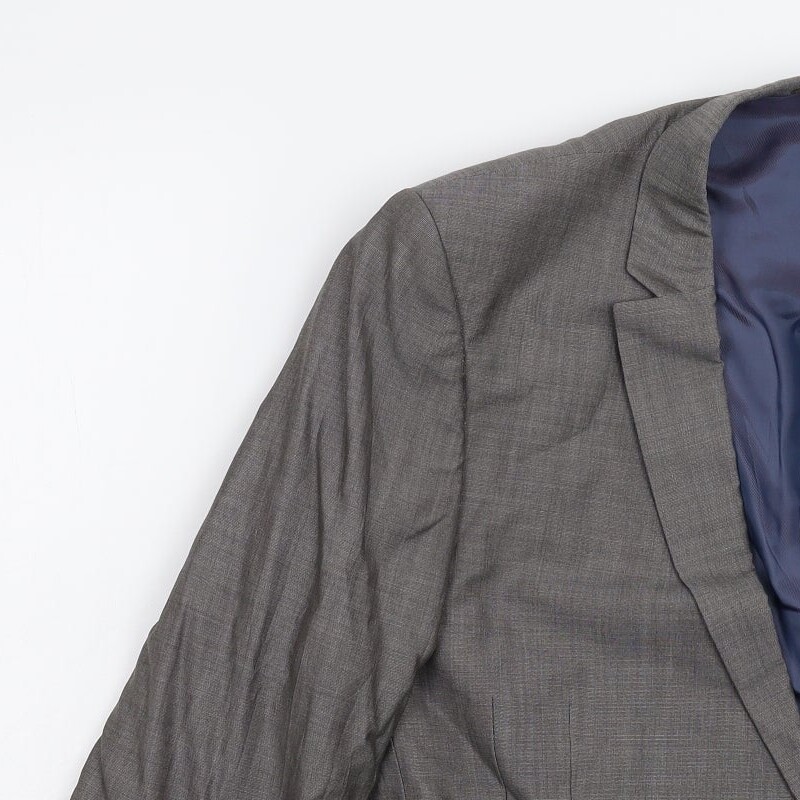 NEXT Mens Grey Wool Blend Suit Jacket Size 44