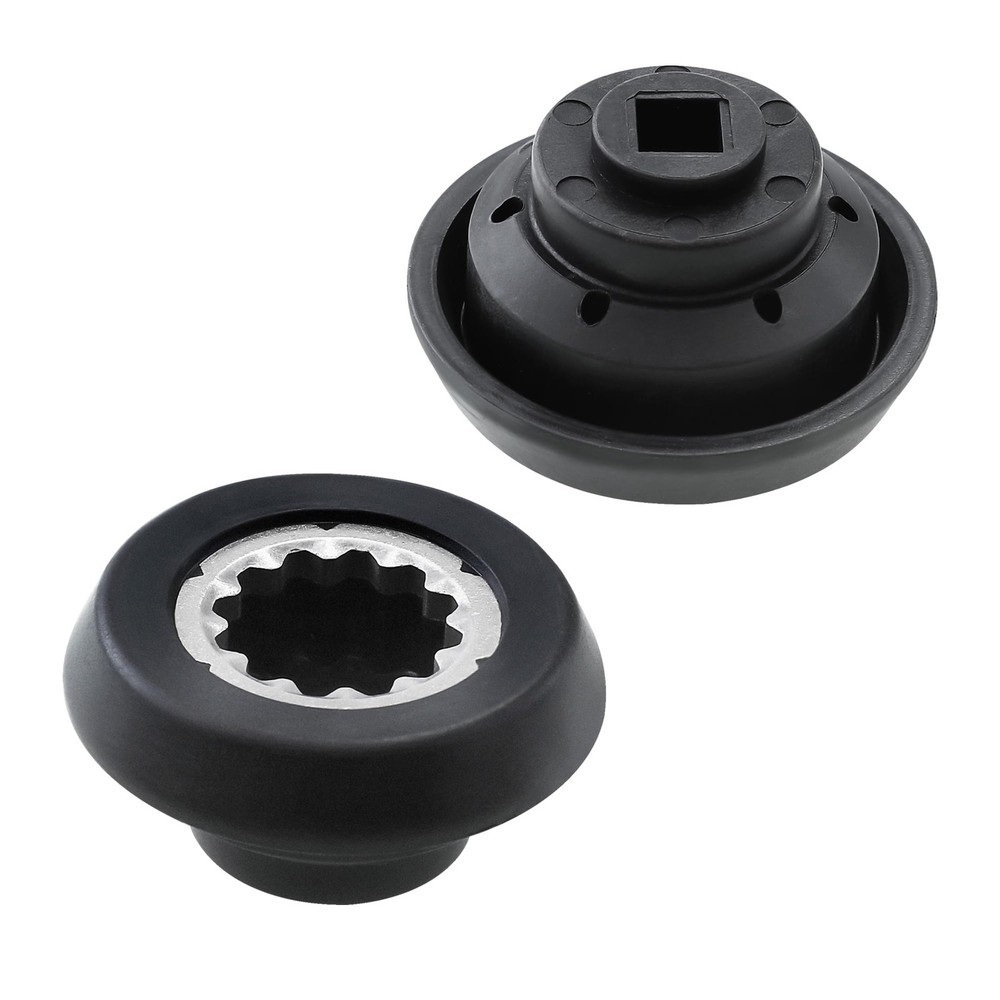 2 Packs Blender Drive Socket Kit, Replacement uniform in size, Black