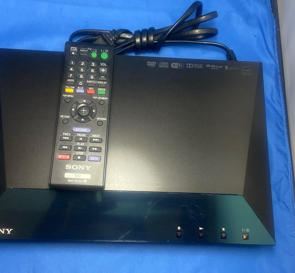 Sony BDP-S3100 Blu-Ray Player Wi-Fi Streaming w/ Remote Tested