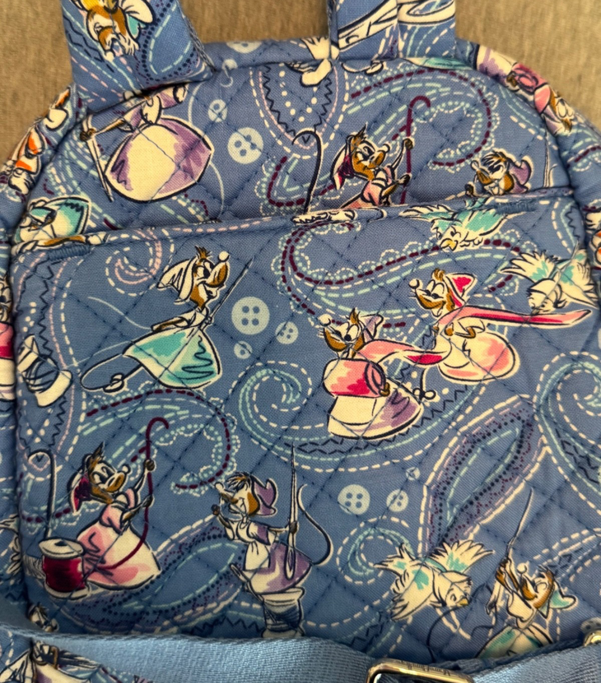 Disney Cinderella Mouse Friends Mini Backpack Vera Bradley NEW