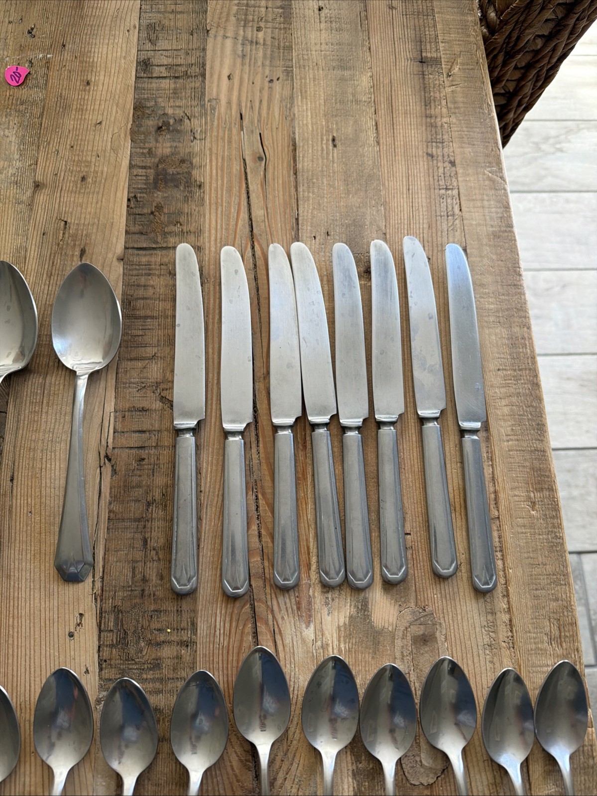 61 Pieces Royal Stainless STREAMLINE Allegheny Metal SS Flatware