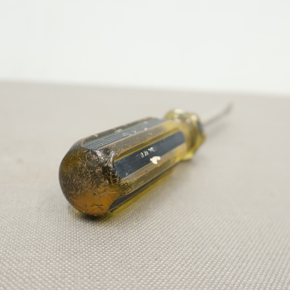 Vtg Stanley 100 Plus Slotted Flat Blade Screw Driver