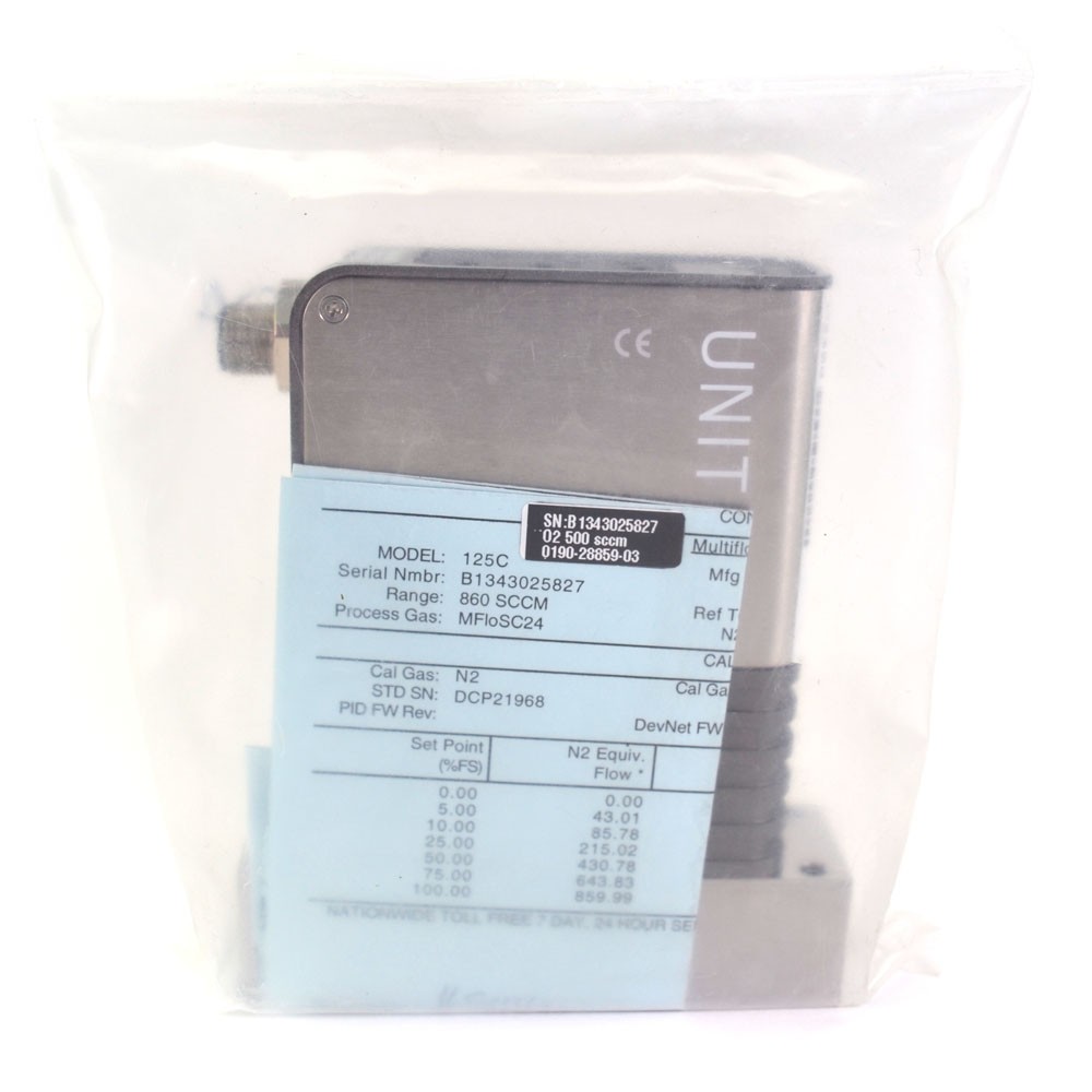 NEW Celerity Unit IFC-125C Mass Flow Controller MFC N2 860cc D-Net C-Seal +Cert
