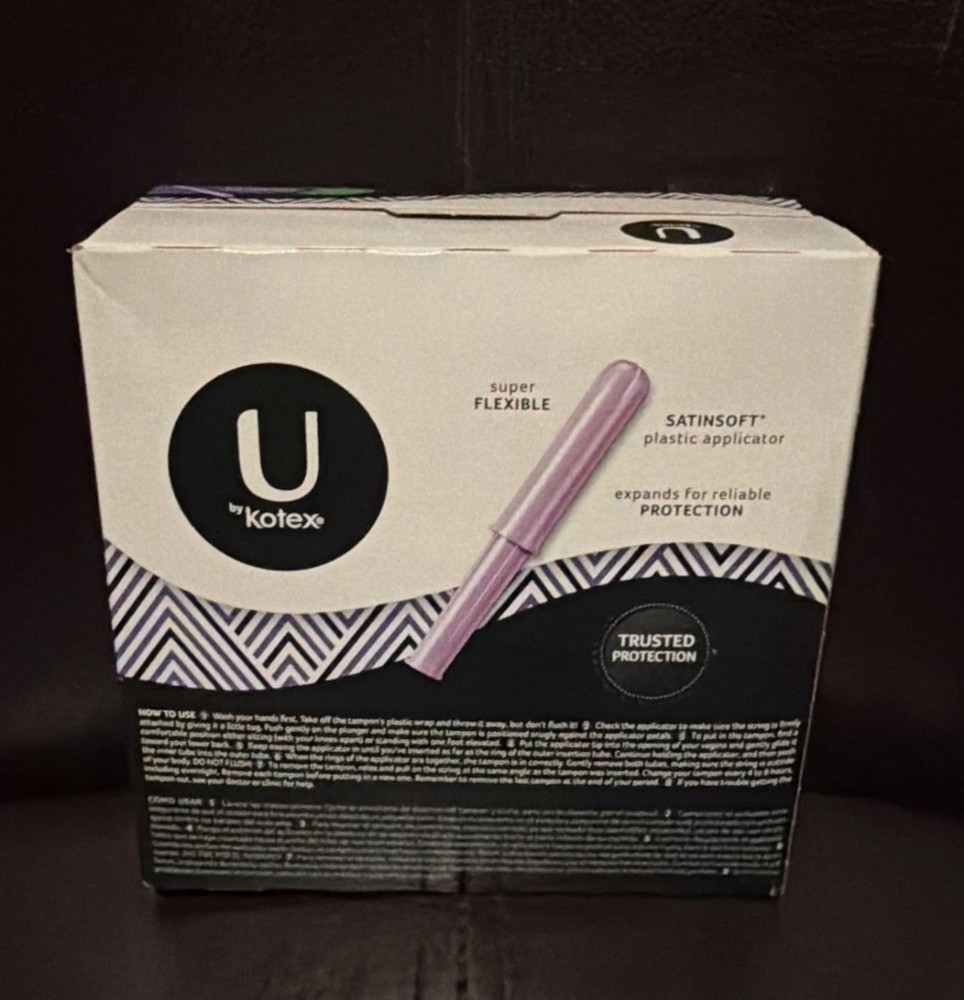 U by Kotex Super Absorbency Security Tampons 18 Pack Unscented