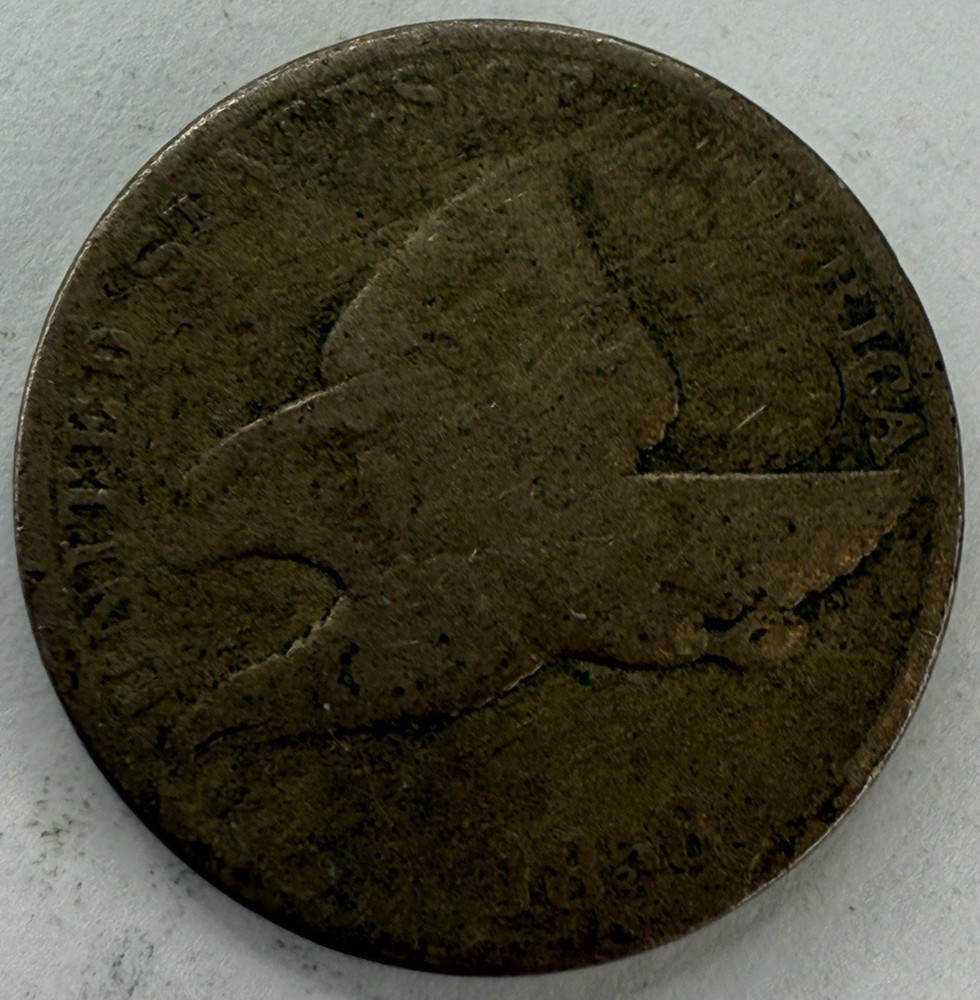 1858 Flying Eagle Cent Exact Coin Imaged #FLY108