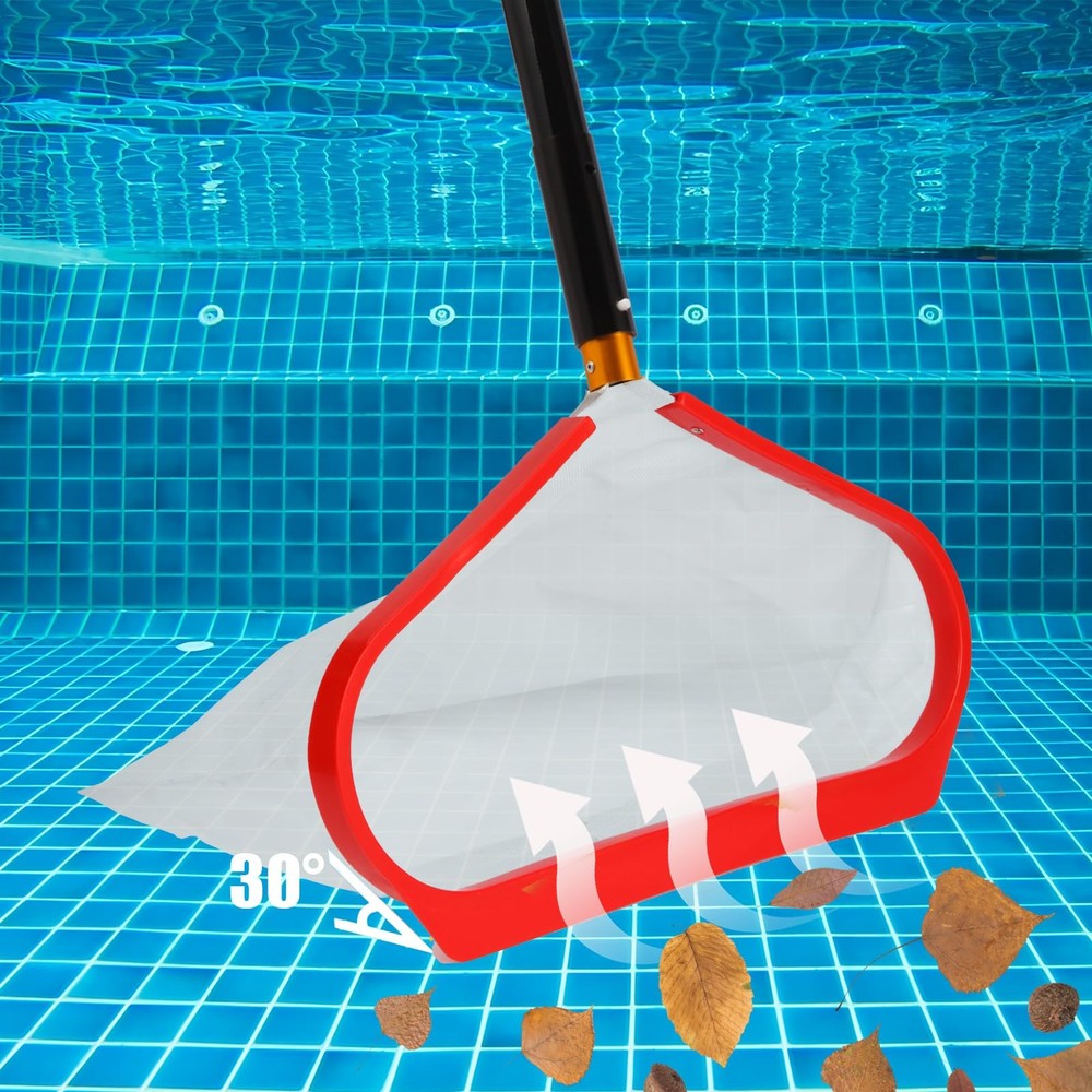 Pool Net,Professional Swimming Pool Leaf Skimmer Nets for Cleaning with,Heavy...