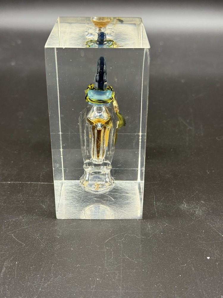 Guerlain Shalimar 60th Anniversary Lucite Cube Commemoration