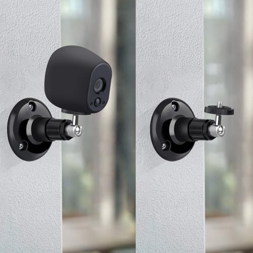 Adhesive Ring Camera Mount Stick Up Mount Holder Compatible with 1 Pack Black