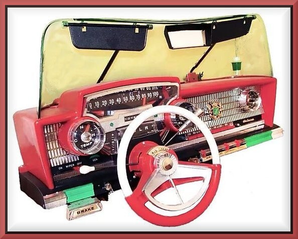 1960s Playmobile Dashboard #2, Toolbox - Refrigerator Magnet, READ! NOT 3D