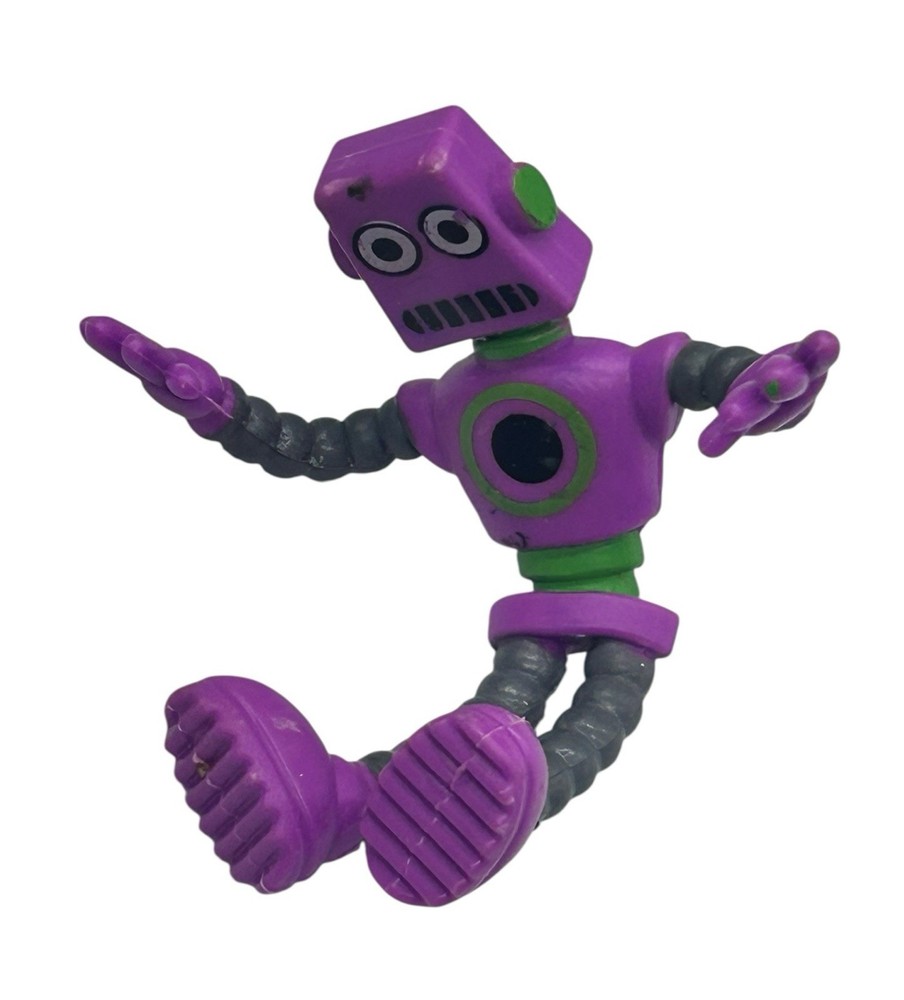 American Wit Purple Bendable Robot 3.5”
