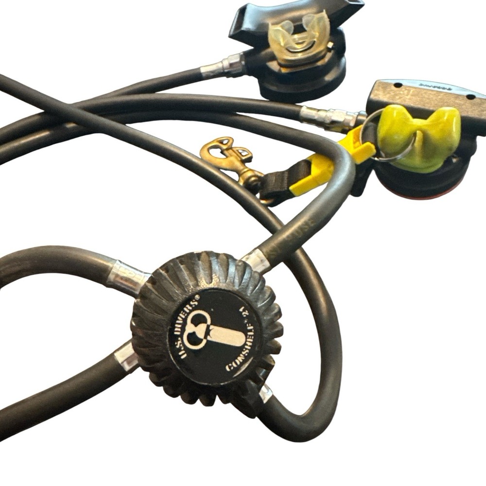 Oceanic Scuba Dive Regulator Data Max 2 PSIG 4,000 Gauges & Compass Untested