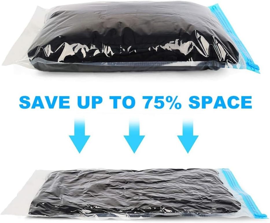 10 Pack Travel Compression Bags - Space-Saving Storage Solutions for All Needs