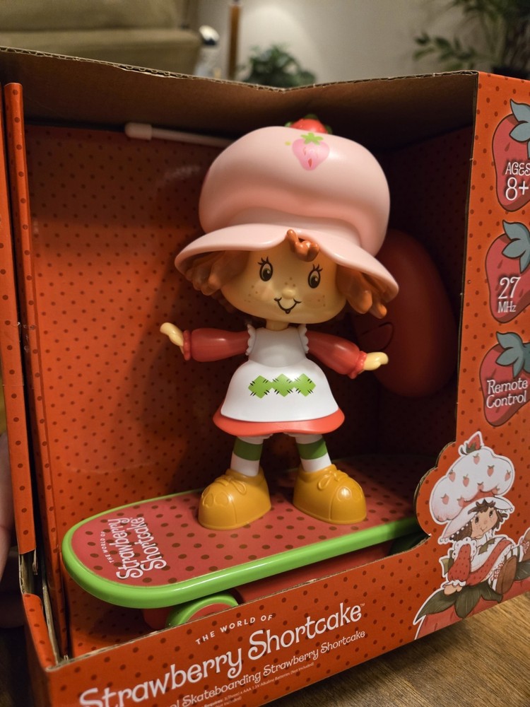 NEW, REMOTE CONTROL SKATEBOARDING STRAWBERRY SHORTCAKE