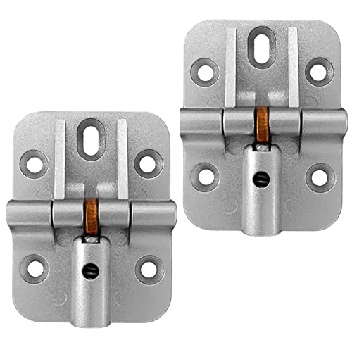 Adjustable 180 Degree Hinges,Folding Bifold Door Hinges,Locking Hinges Silver-2